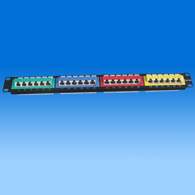 ZH-PP06 CAT5E 24 PORTS UTP PATCH PANEL